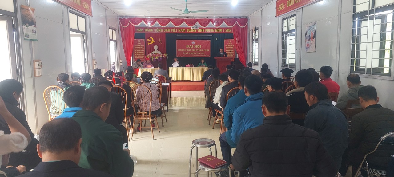 Ủy ban MTTQ Việt Nam xã Tát Ngà tổ chức Đại hội khóa XV, nhiệm kỳ 2024-2029